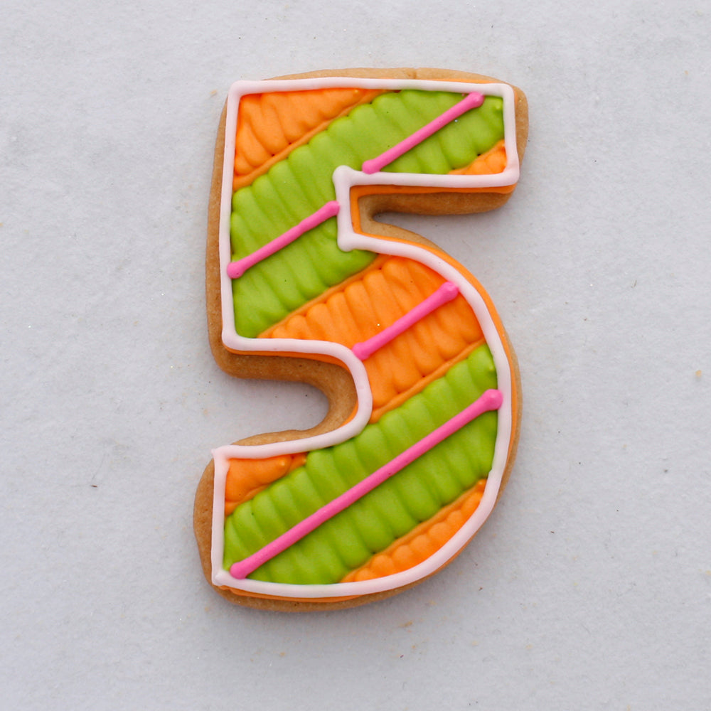 Number 5 Cookie Cutter