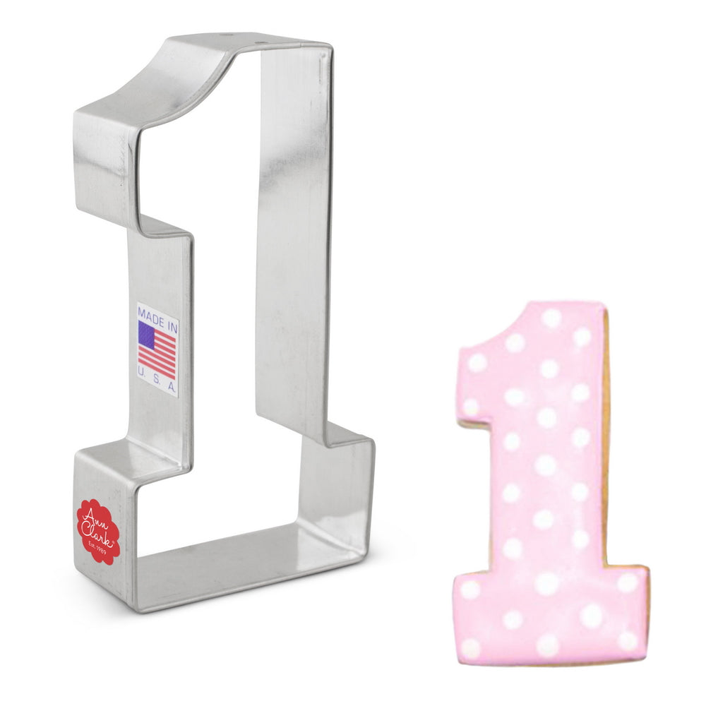 Large Number One/ #1 Cookie Cutter