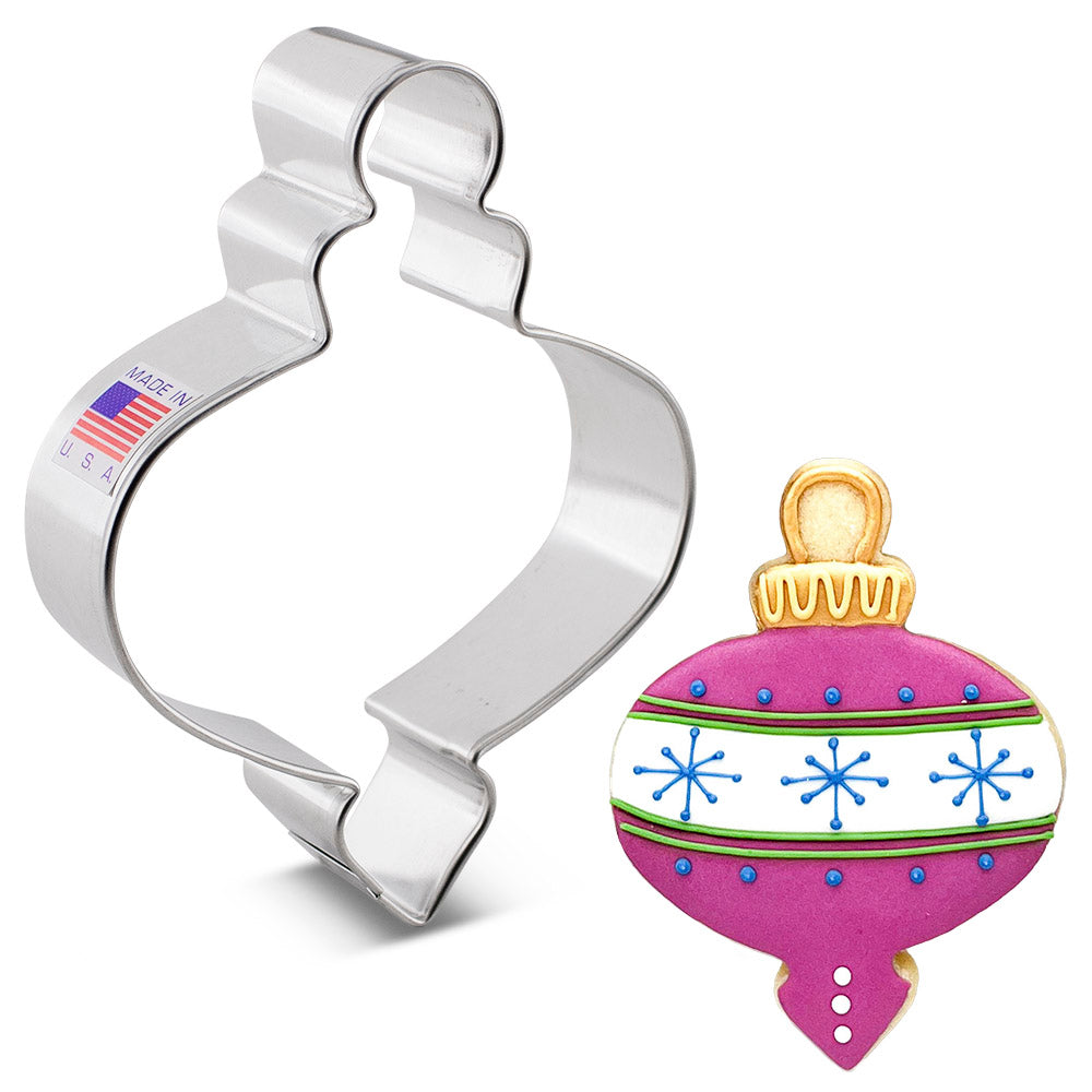 Christmas Finial Ornament Cookie Cutter