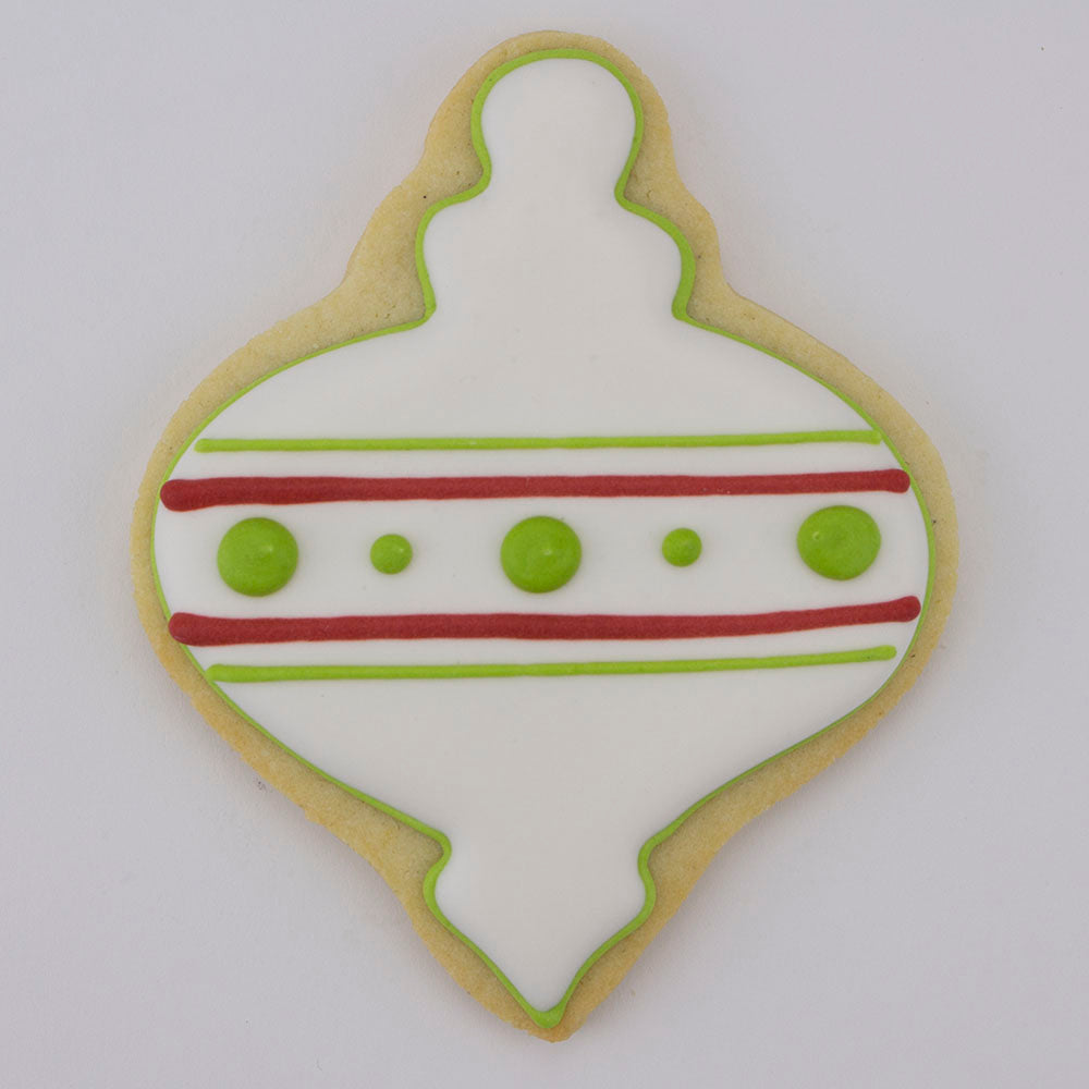 Christmas Finial Ornament Cookie Cutter