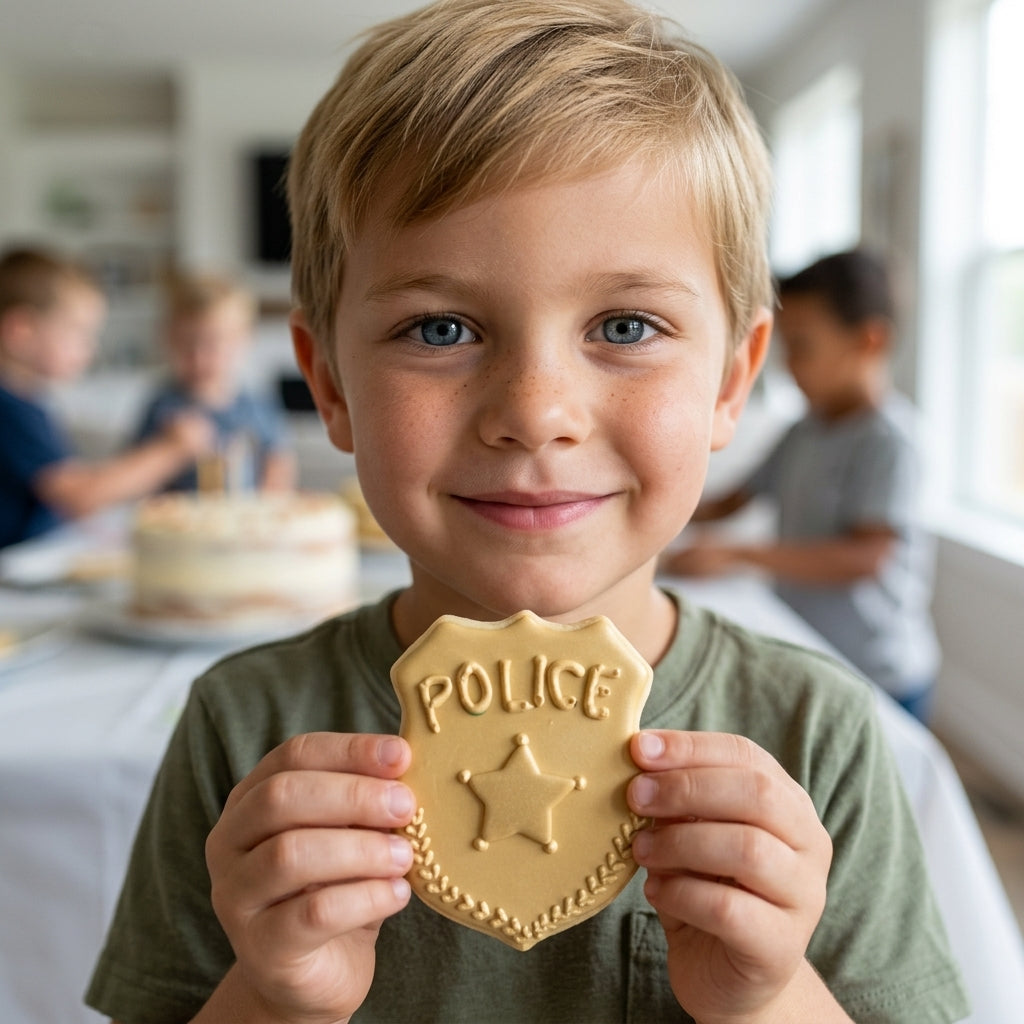 Police Badge Cookie Cutter