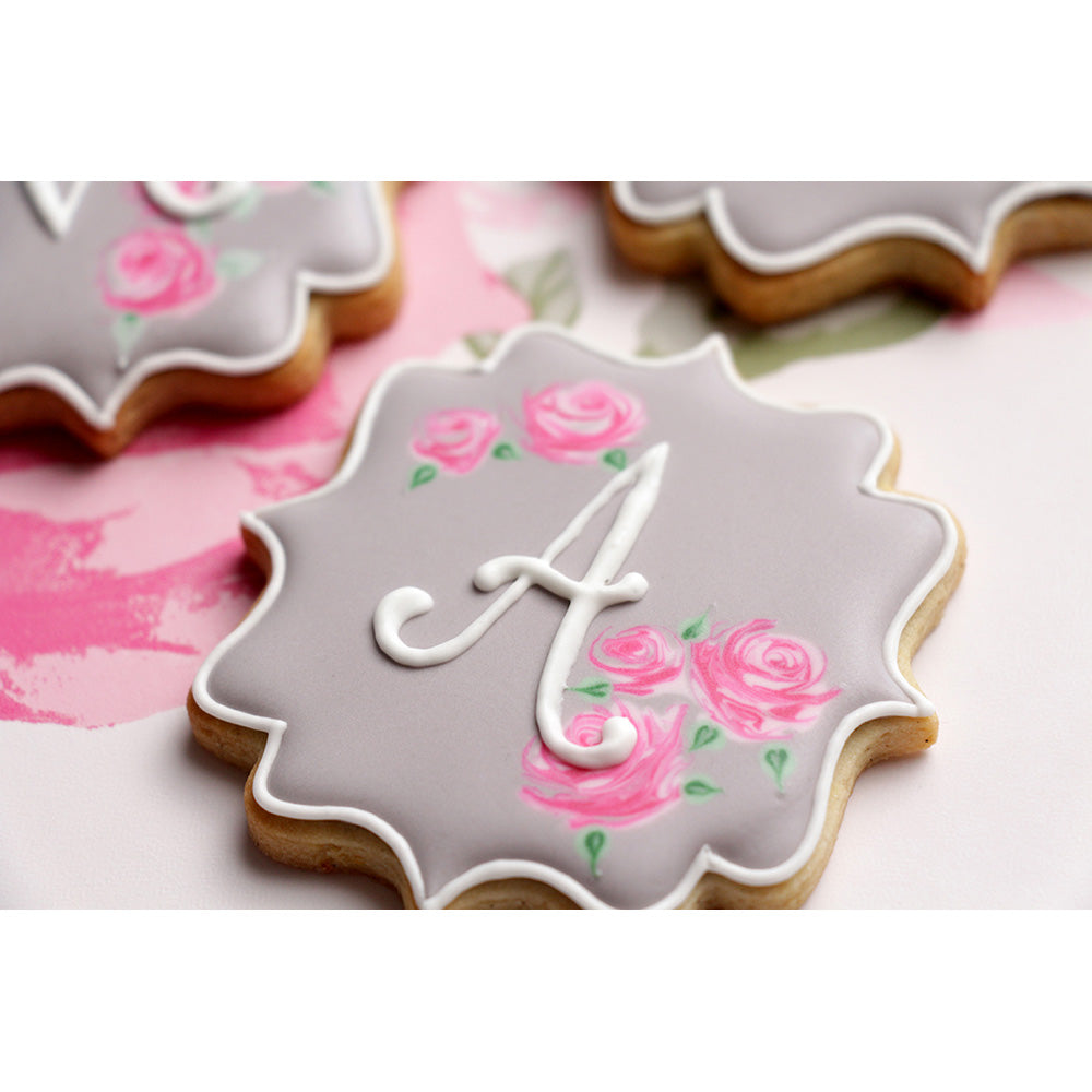 SweetAmbs' Small Ornate Square Plaque Cookie Cutter