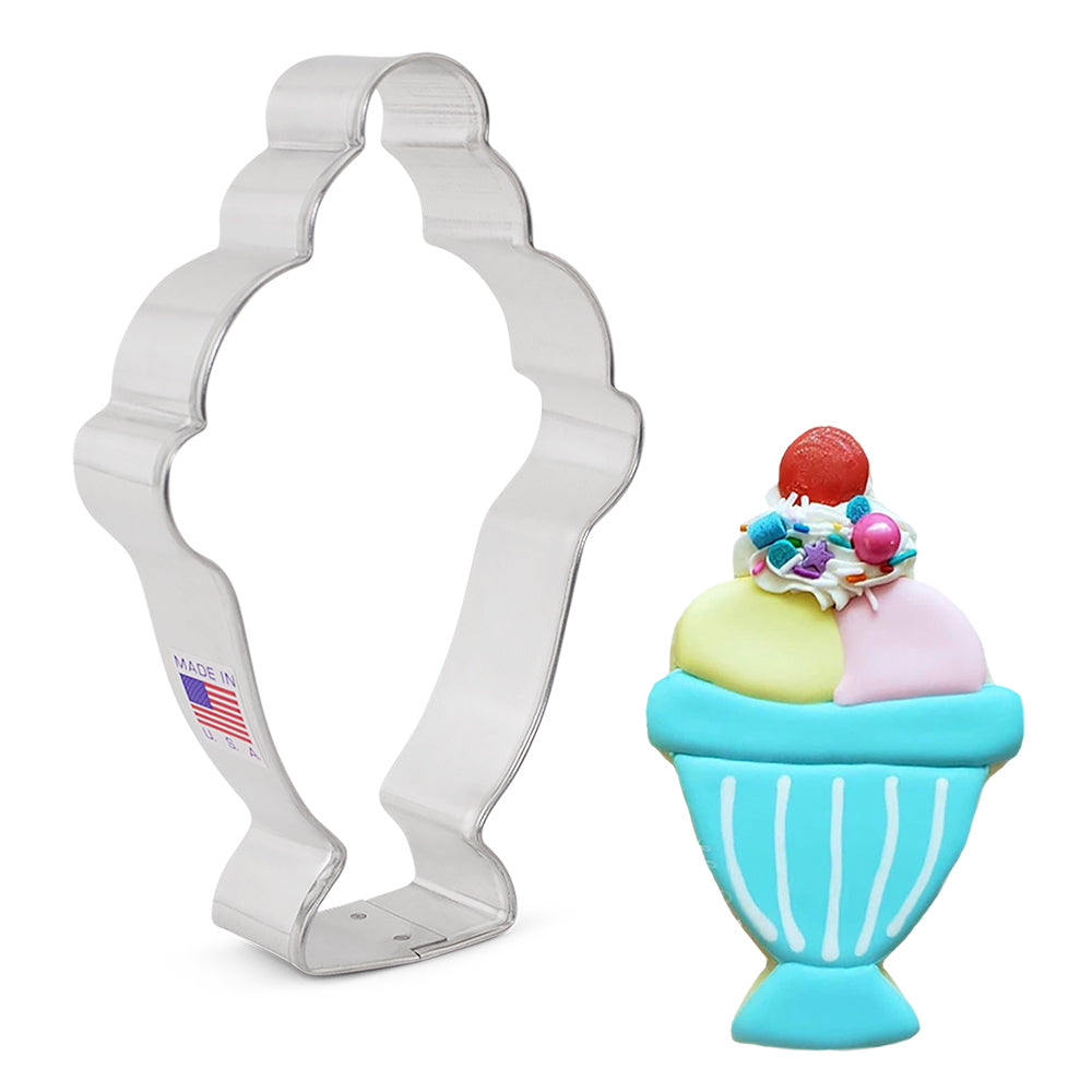 Flour Box Bakery's Ice Cream Sundae / Mermaid Cookie Cutter