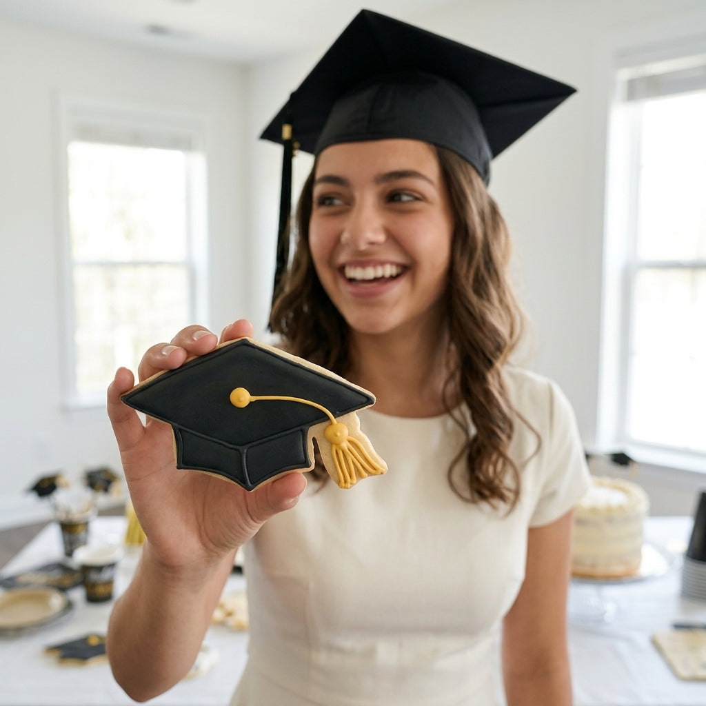 Graduation Cap Cookie Cutter