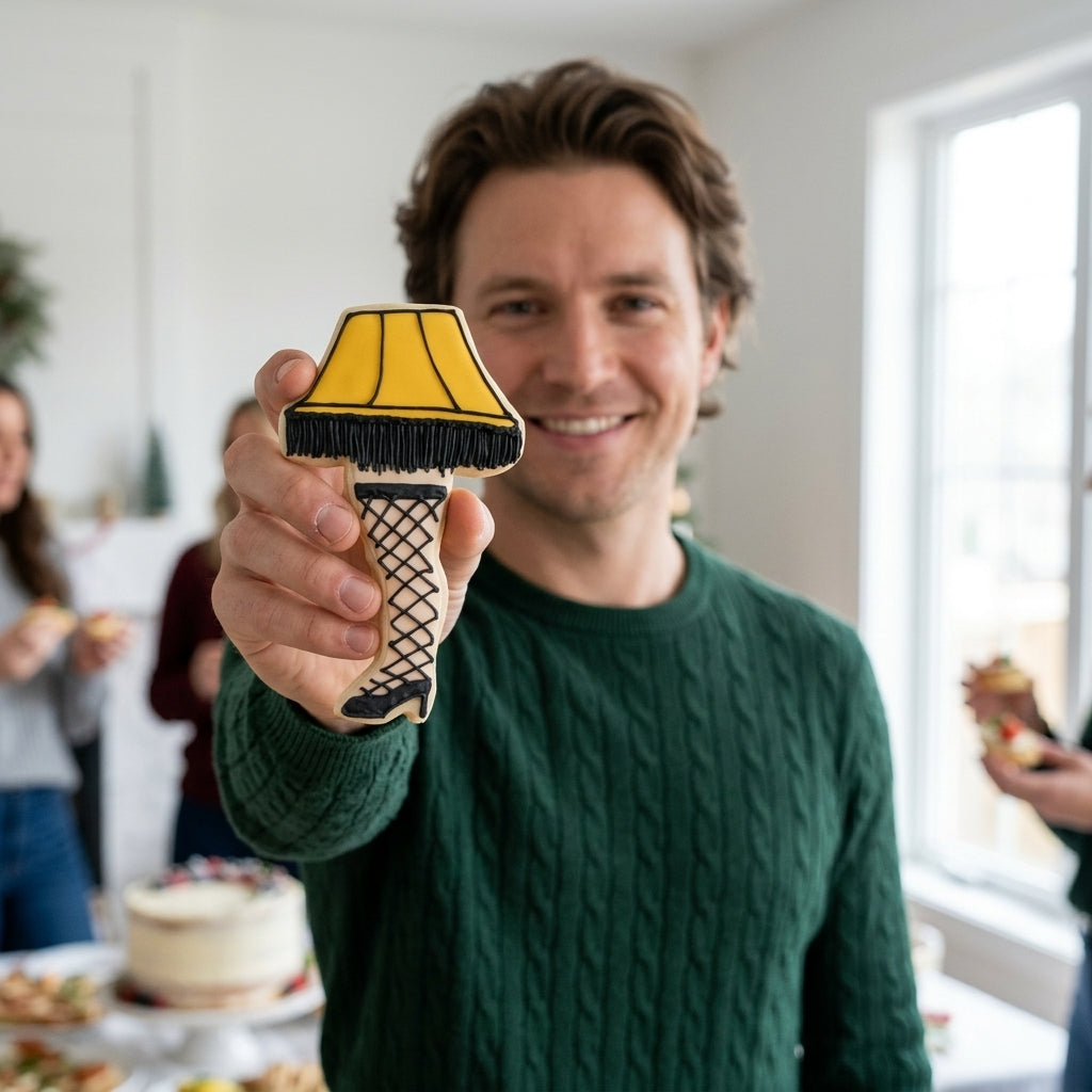 Christmas Leg Lamp Cookie Cutter
