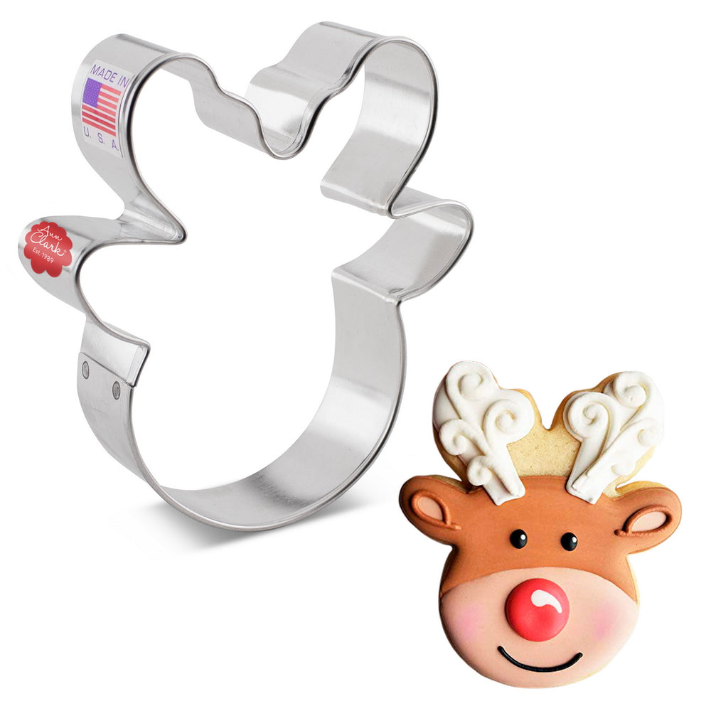 Flour Box Bakery's Reindeer Head Cookie Cutter