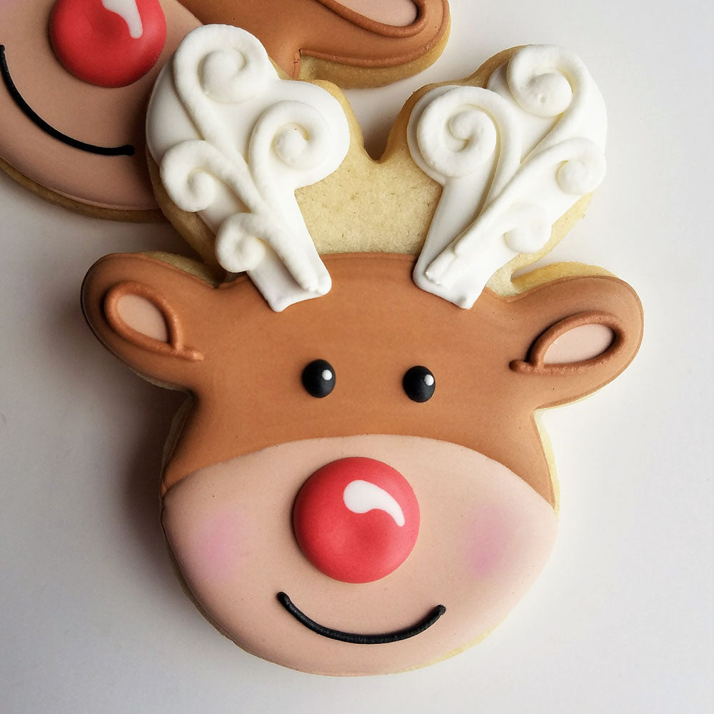 Flour Box Bakery's Reindeer Head Cookie Cutter