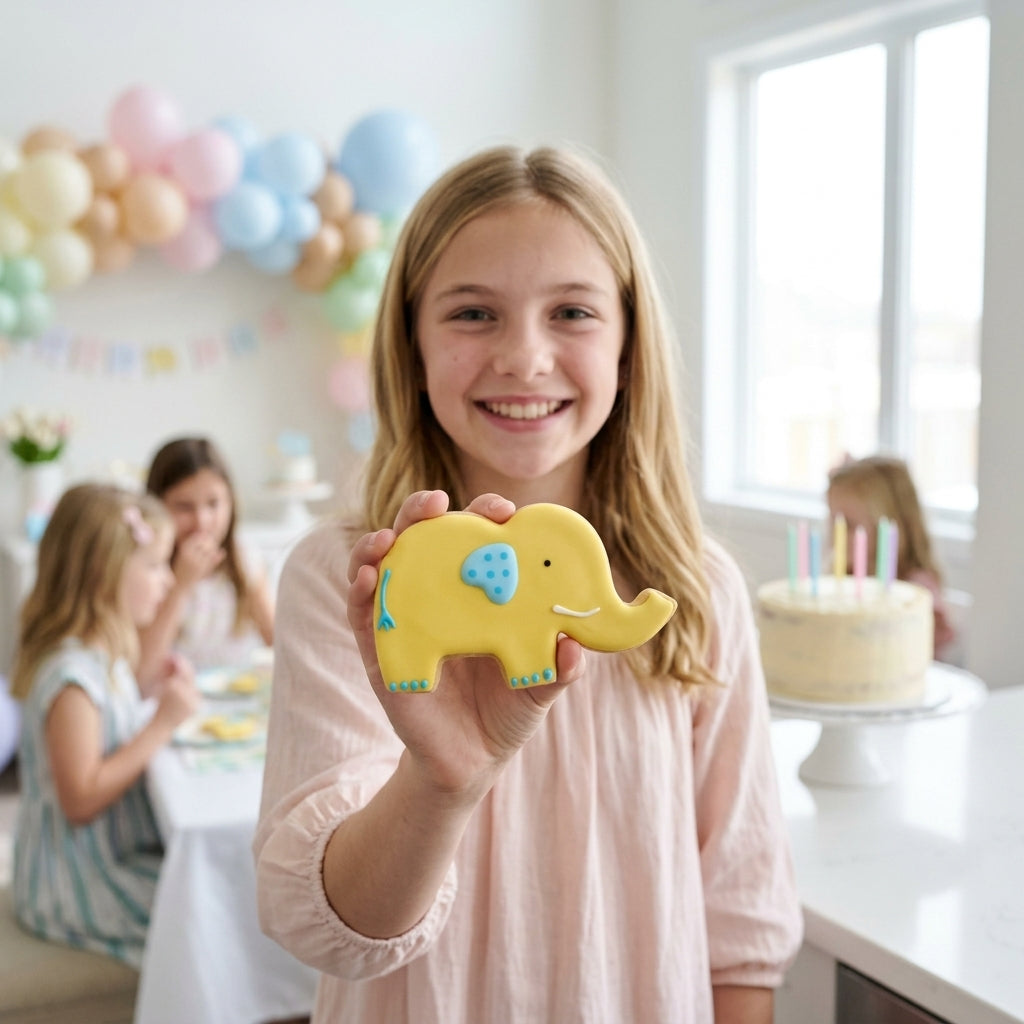 Cute Elephant Cookie Cutter