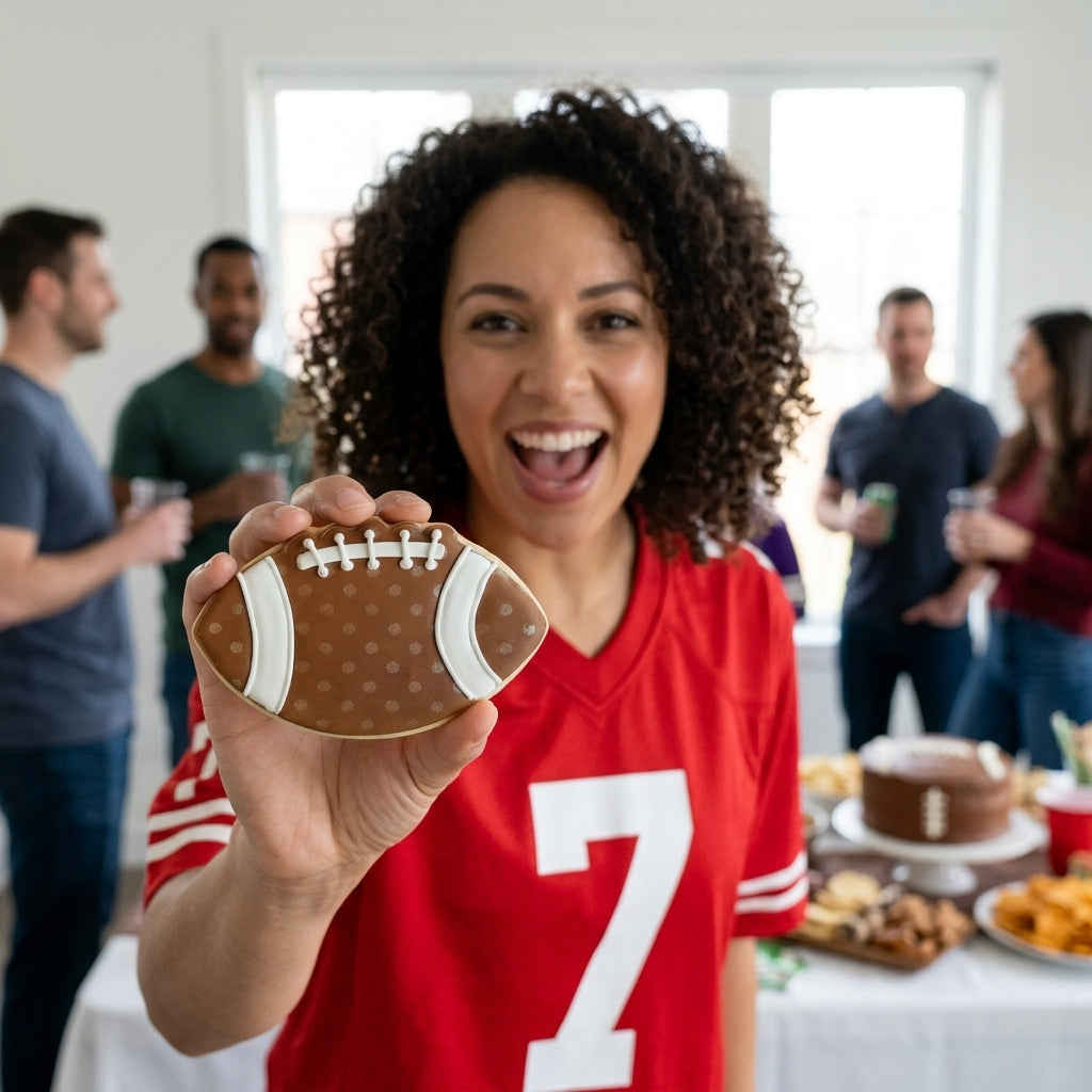 Large Football Cookie Cutter