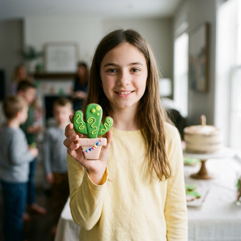 Potted Cactus Cookie Cutter