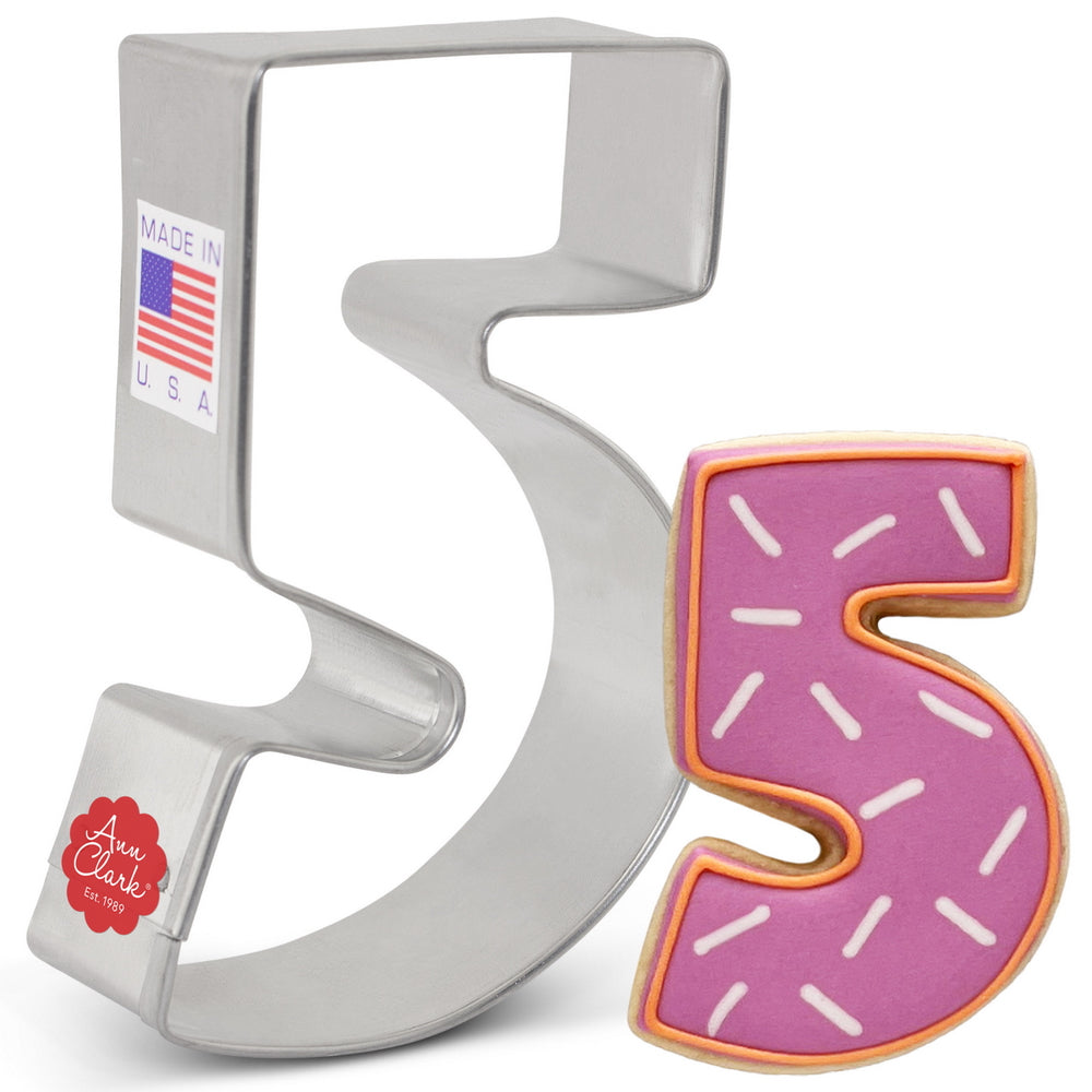 Number 5 Cookie Cutter