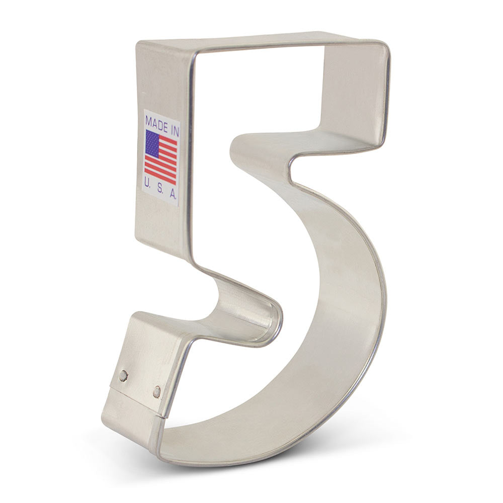 Number 5 Cookie Cutter