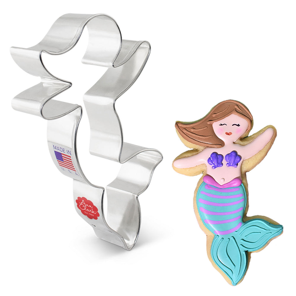 mermaid dress cookie cutter Wedding Gown Mermaid Style Dress on Hanger 2 Cookie Cutter - Cookie Cutters by Nori - CN0281