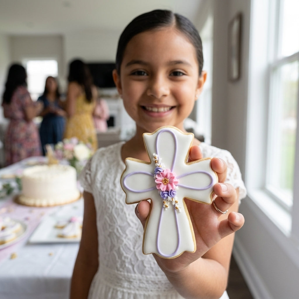 Large Fancy Cross Cookie Cutter