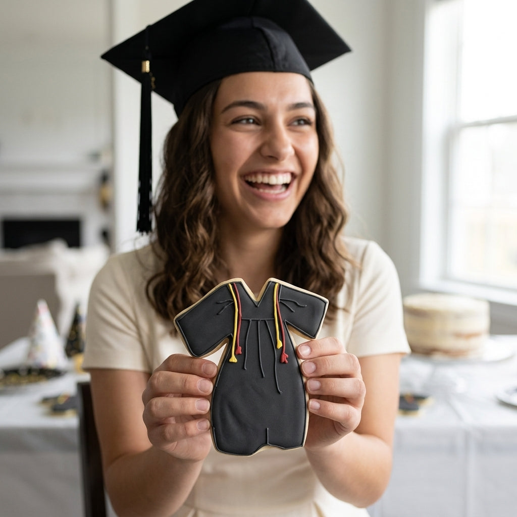 Graduation Gown Cookie Cutter