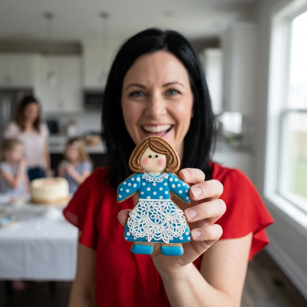 CookieCon Girl Paper Doll Cookie Cutter