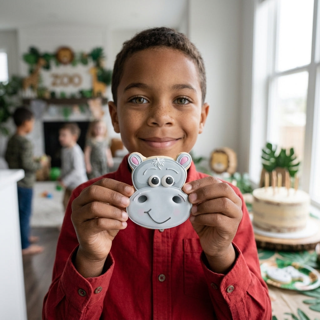 Hippo Face Cookie Cutter