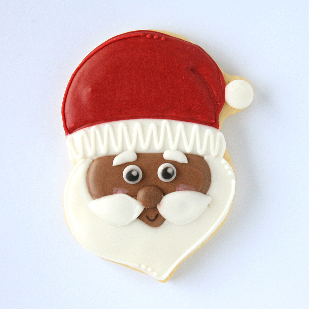 Santa Face Cookie Cutter by Flour Box Bakery, 4"