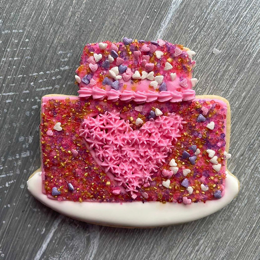 Cake Cookie Cutter by Flour Box Bakery, 4"