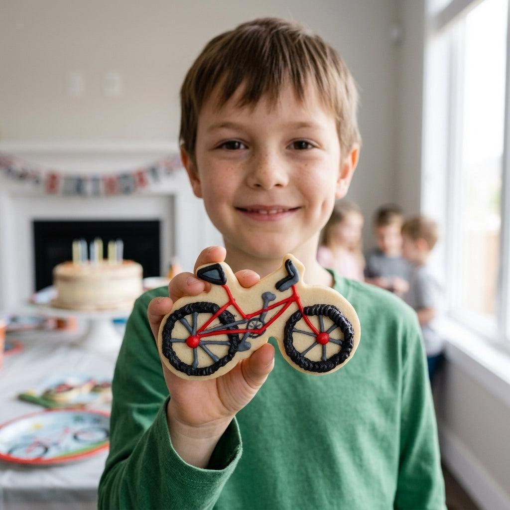 Bicycle Cookie Cutter, 4"