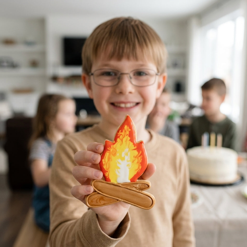 Campfire Cookie Cutter, 4"