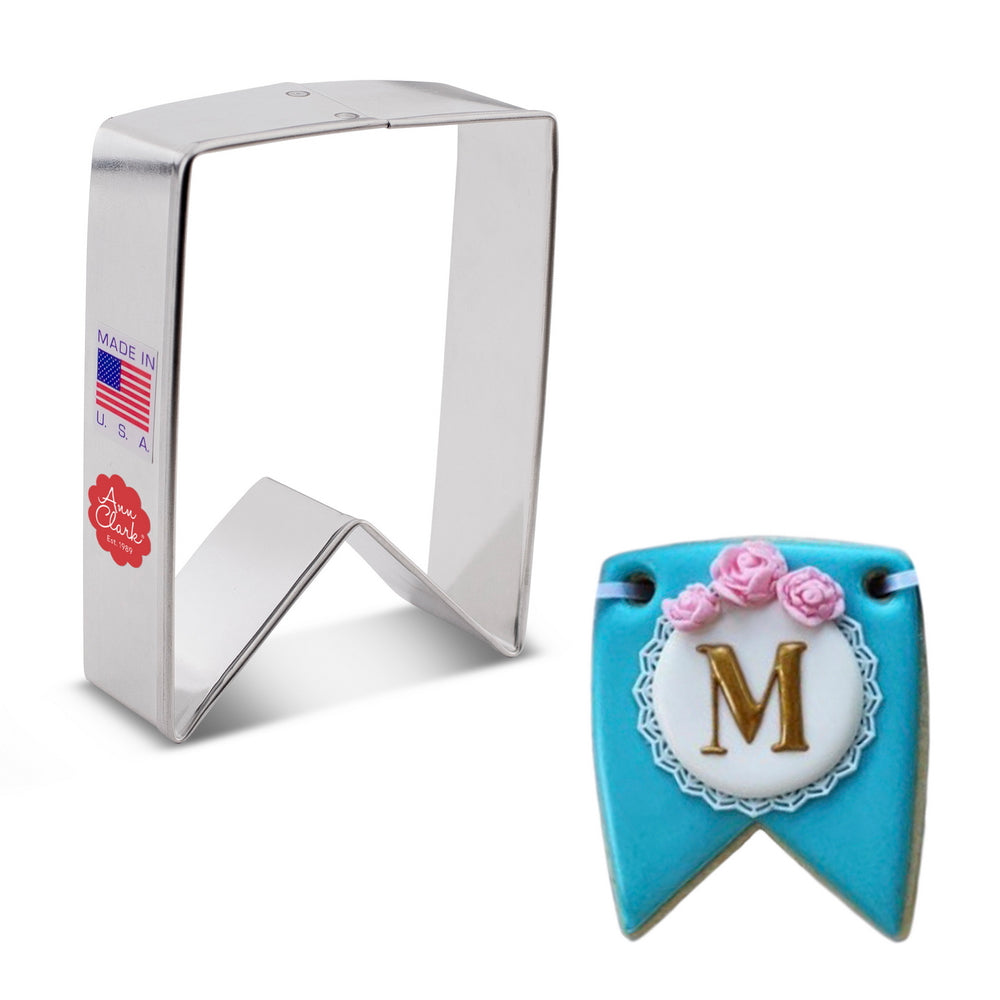 Banner Cookie Cutter, 3.5"