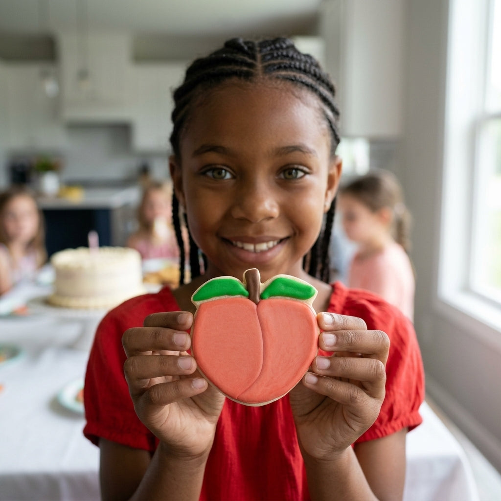 Peach Cookie Cutter, 3.25"