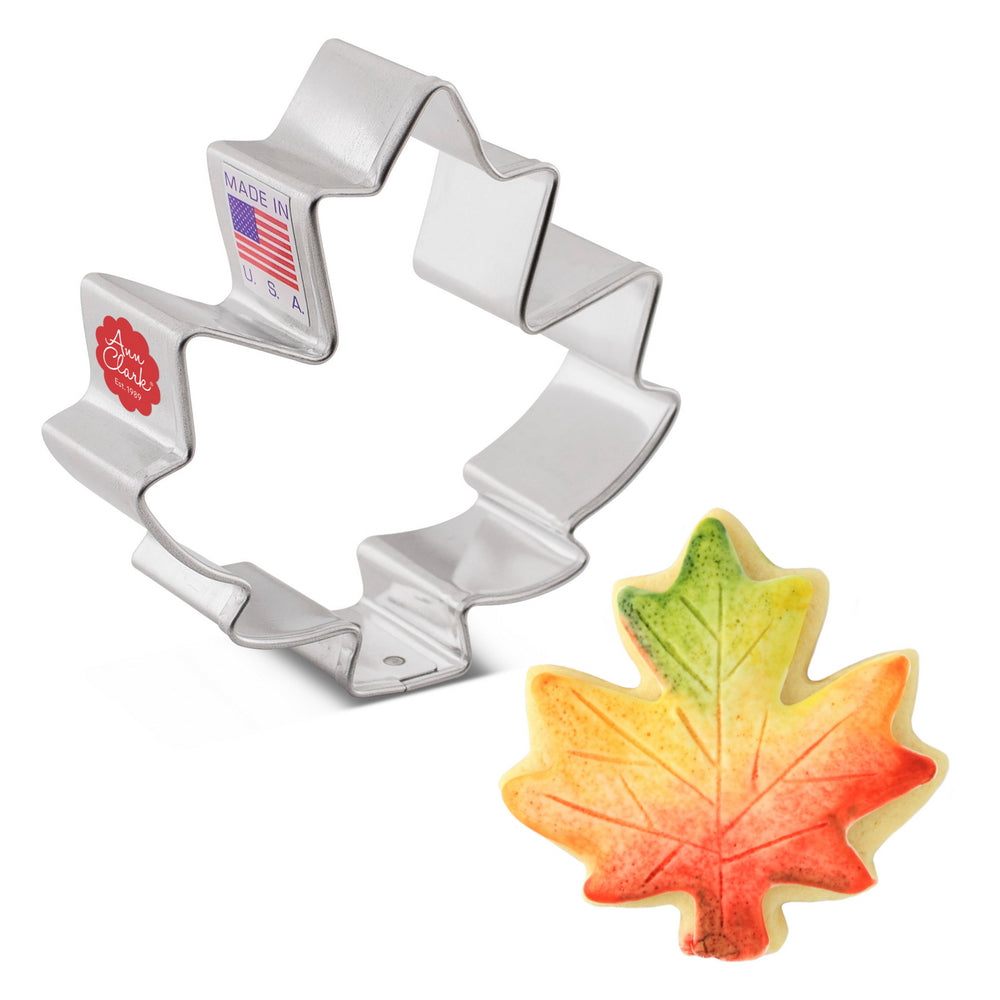 Small Maple Leaf Cookie Cutter, 2.75"