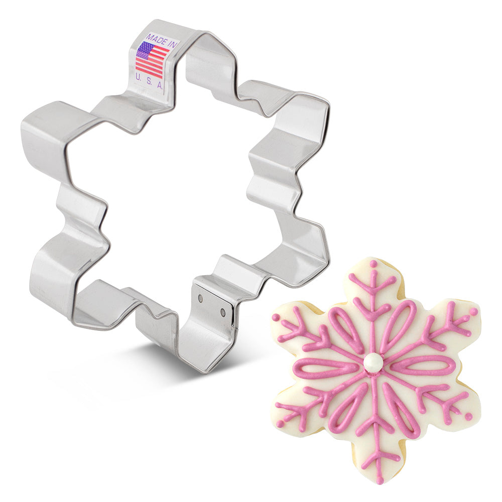 Geometric Snowflake Cookie Cutter, 4" | Ann Clark