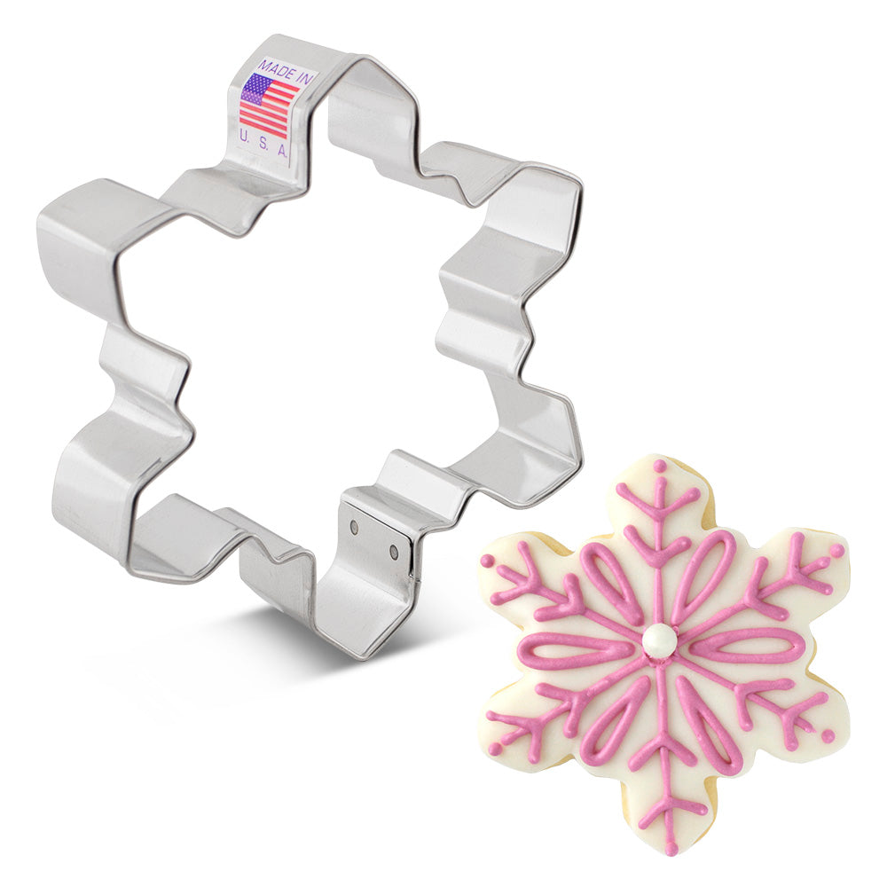 Geometric Snowflake Cookie Cutter, 4"