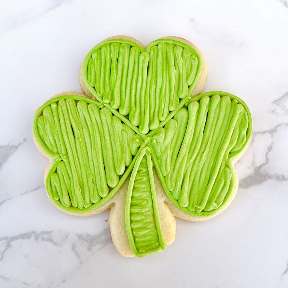 Small Shamrock Cookie Cutter, 3.25"