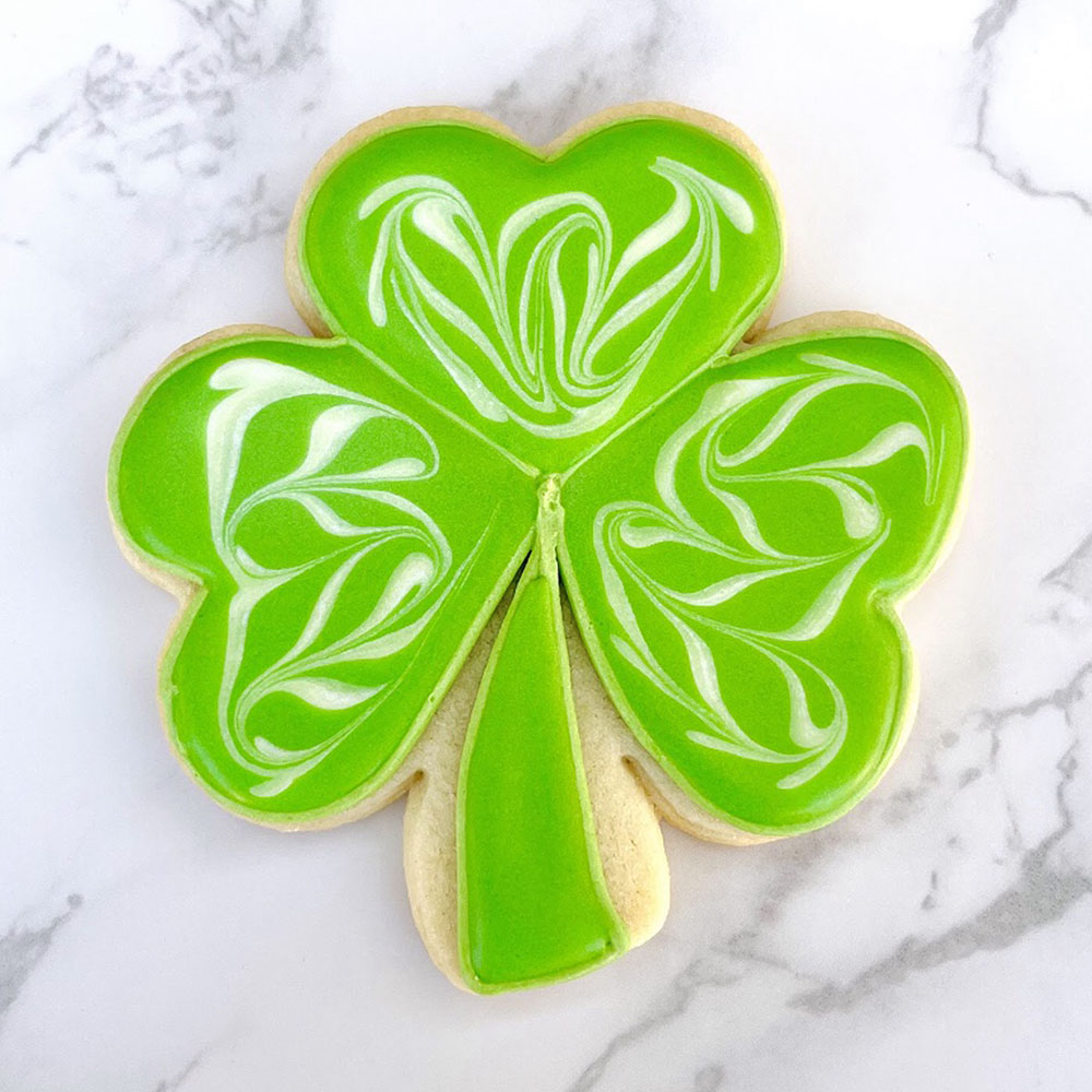 Small Shamrock Cookie Cutter, 3.25"
