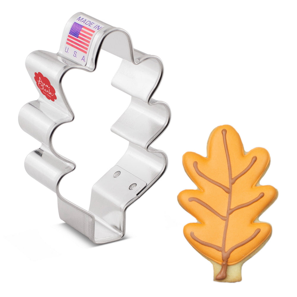Small Oak Leaf Cookie Cutter, 3"