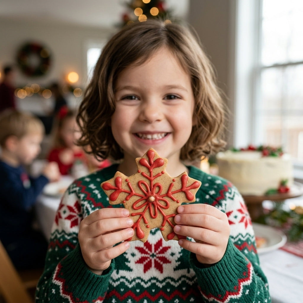 Festive Snowflake Cookie Cutter, 3.25"