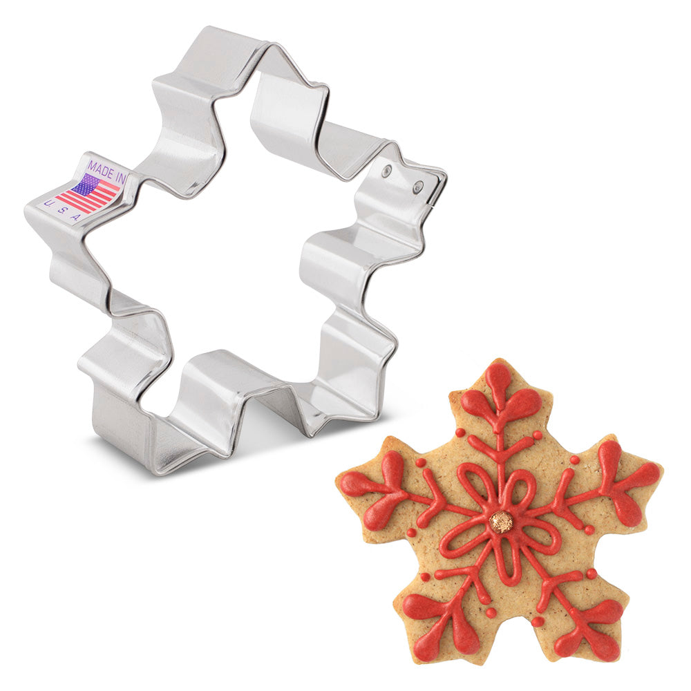 Festive Snowflake Cookie Cutter, 3.25"