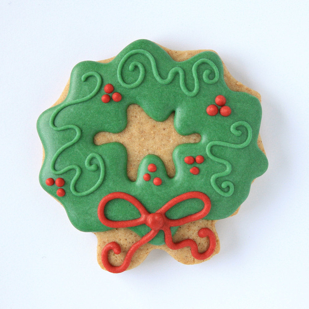 Christmas Wreath Cookie Cutter, 3.5"