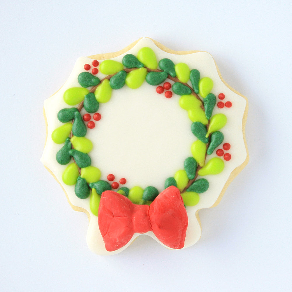 Christmas Wreath Cookie Cutter, 3.5"