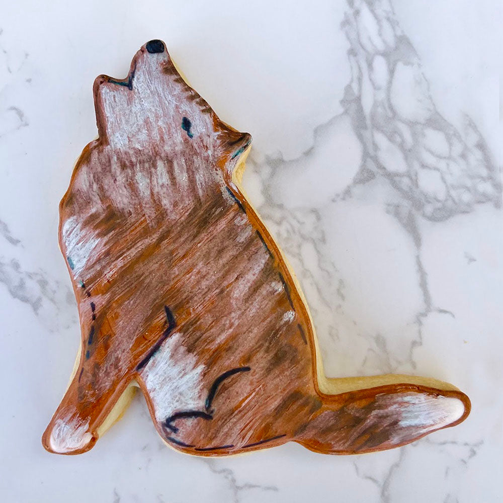 Howling Wolf Cookie Cutter, 4"
