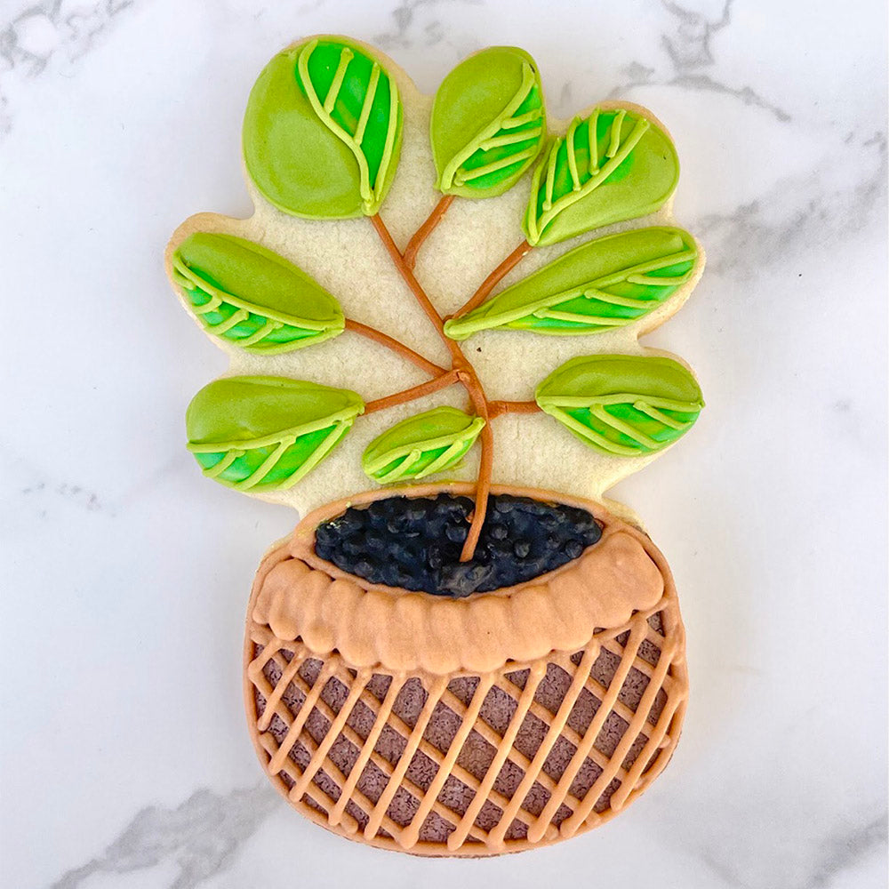 Fiddle Leaf Fig Cookie Cutter, 4"