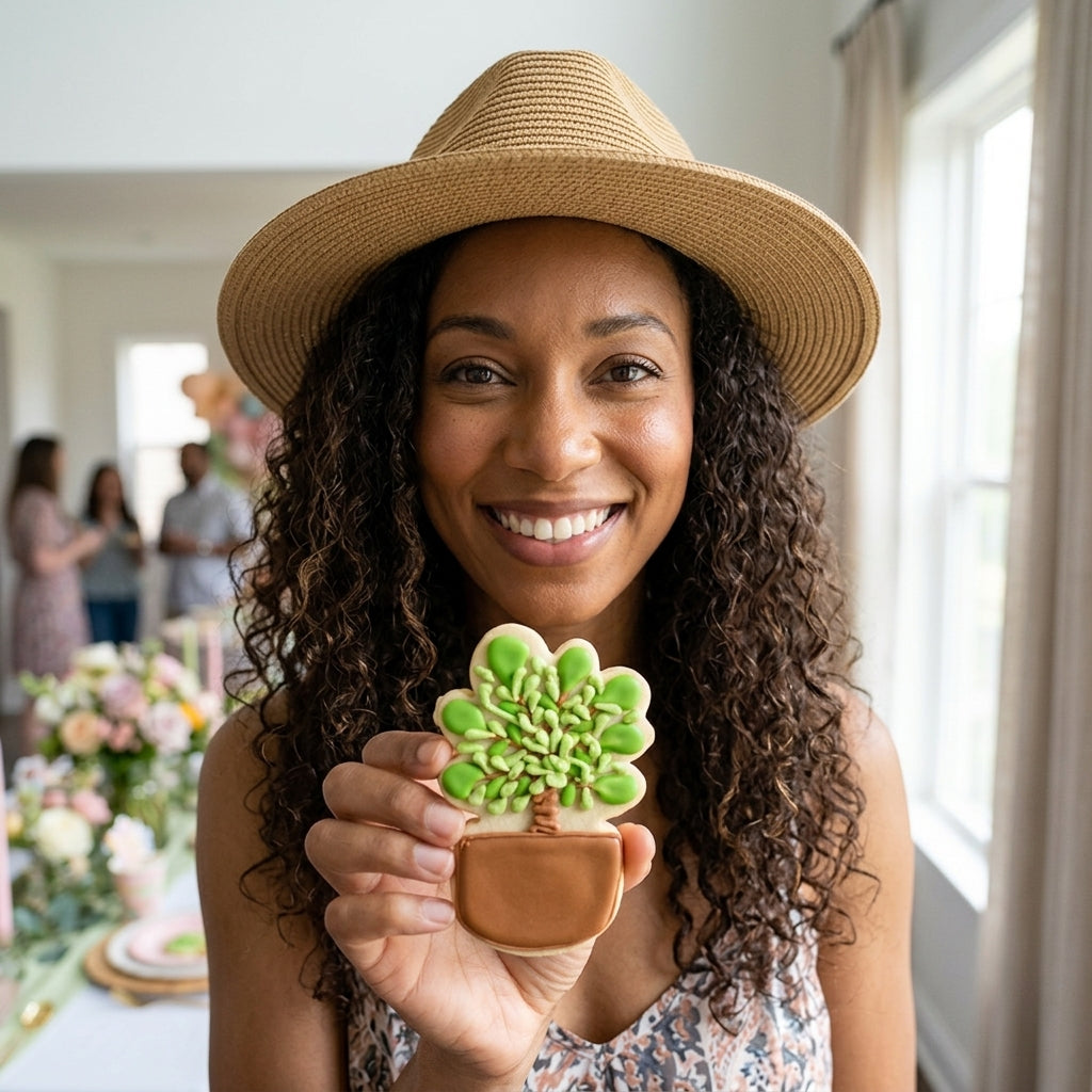 Fiddle Leaf Fig Cookie Cutter, 4"