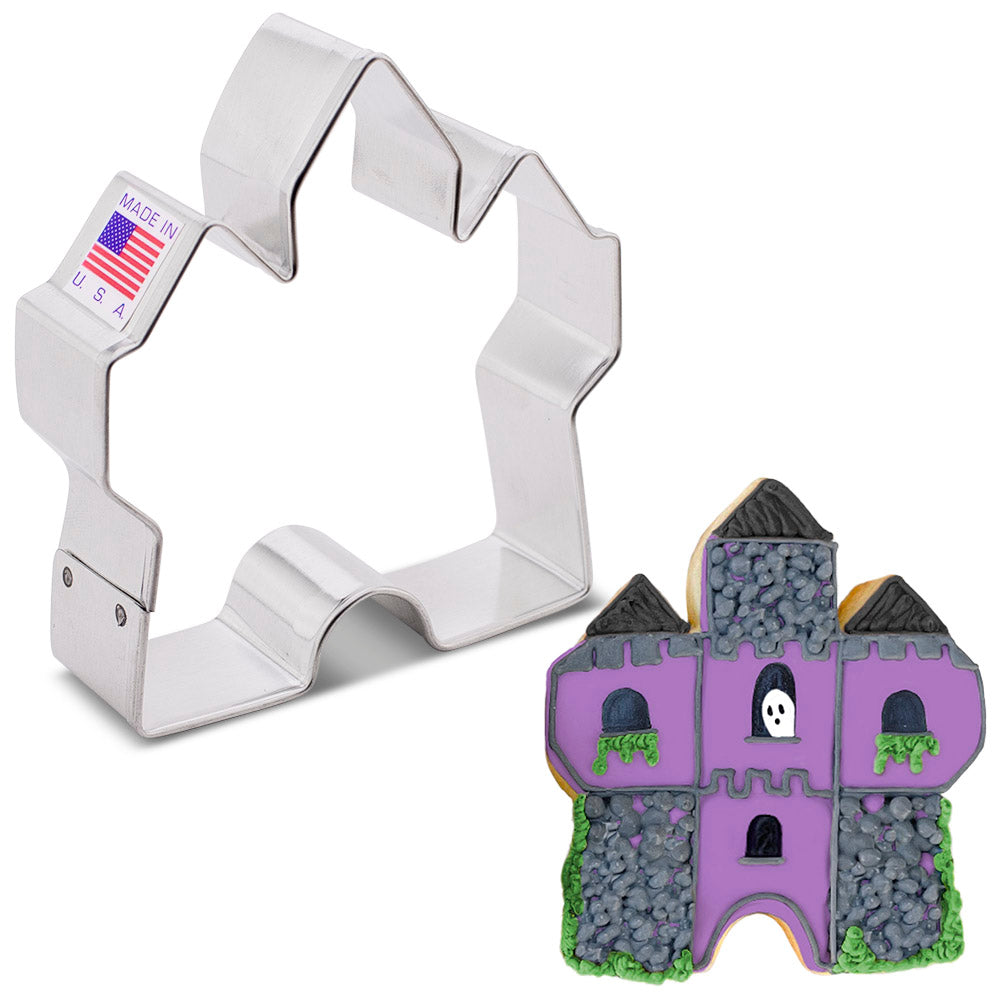 Haunted House/Castle Cookie Cutter, 3.5"
