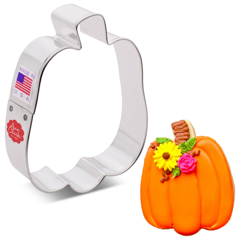 Ann Clark Cookie Cutters Tall Pumpkin Cookie Cutter, 4"