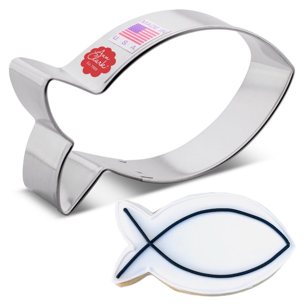 Jesus Fish Cookie Cutter, 4"