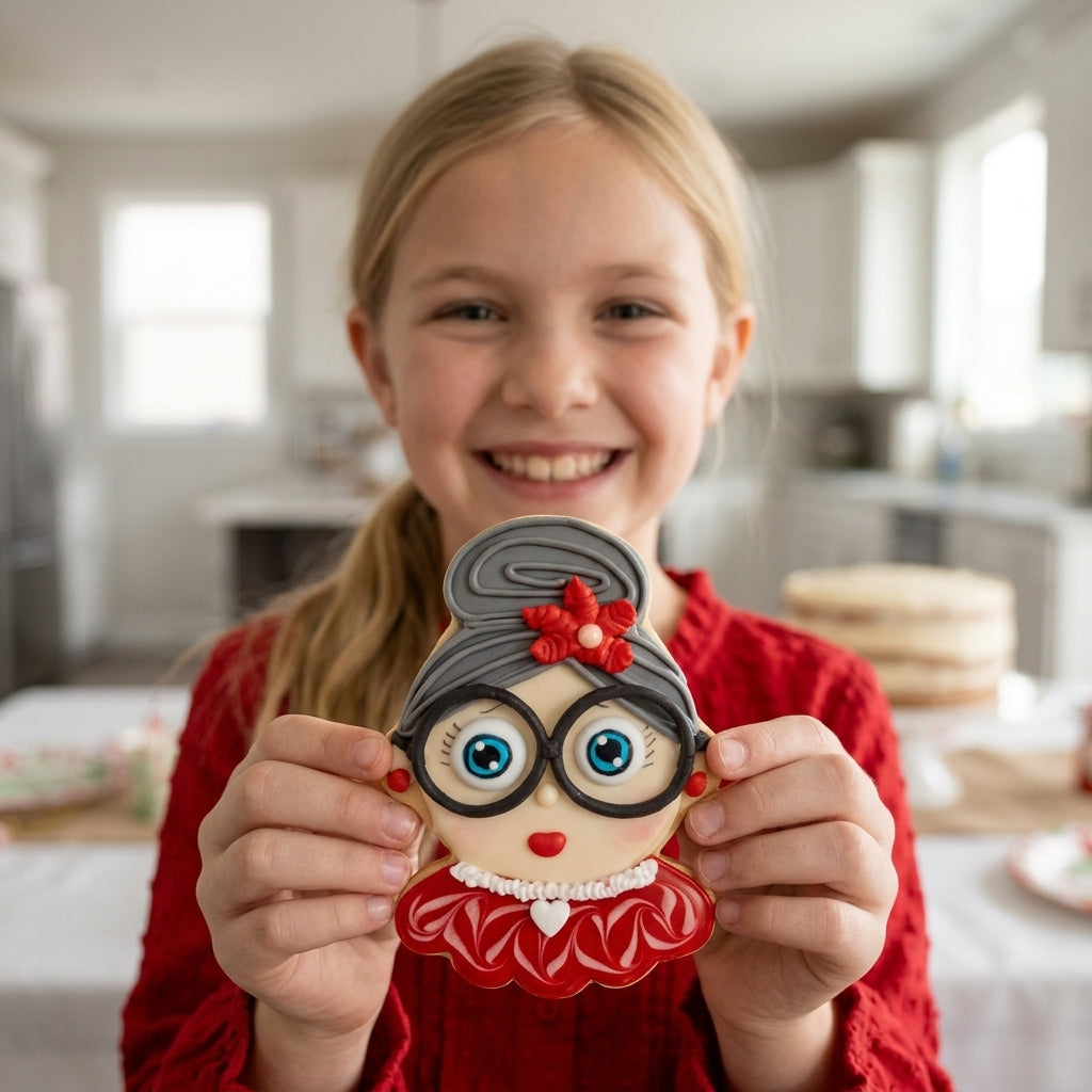 Mrs. Claus Cookie Cutter 4"