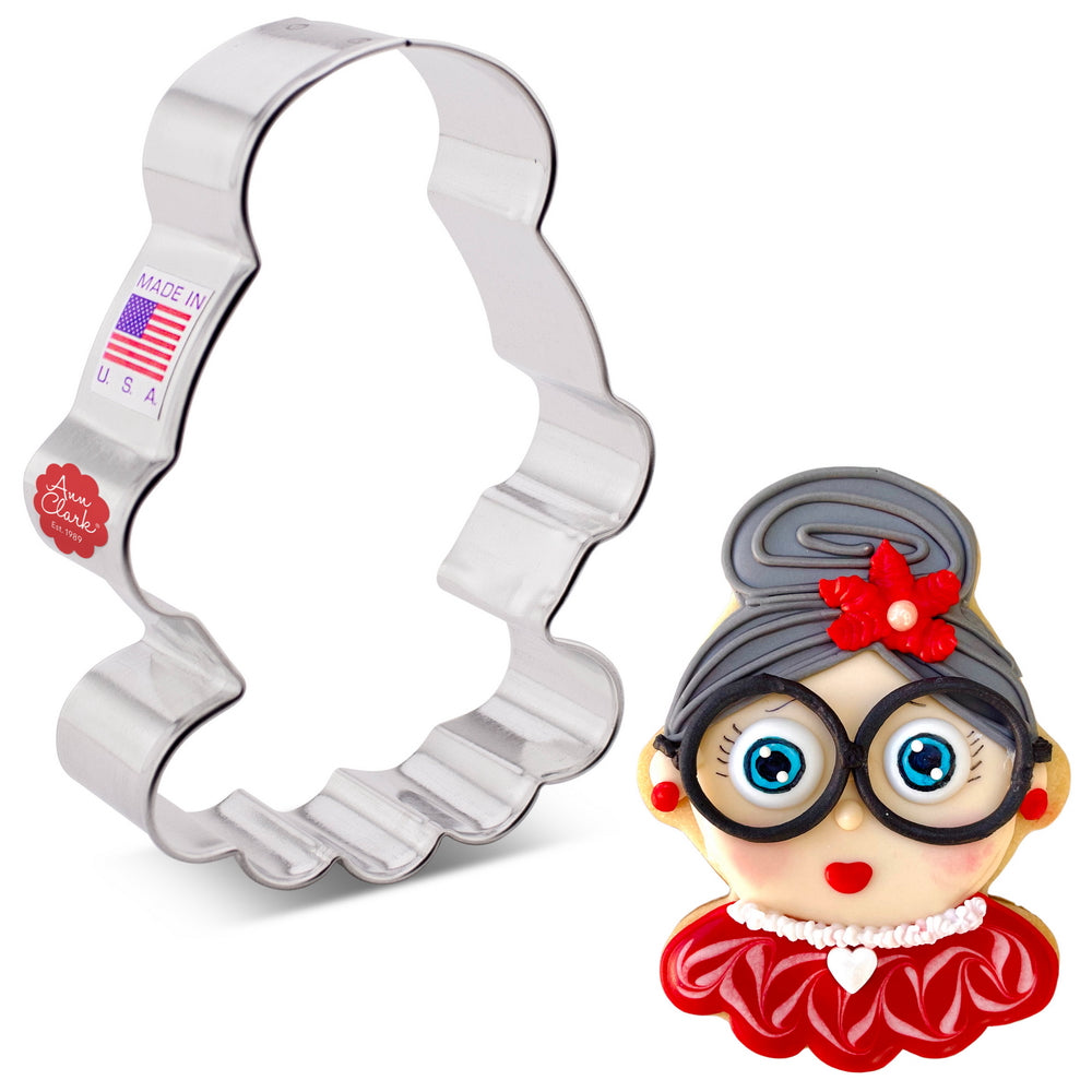 Mrs. Claus Cookie Cutter 4"