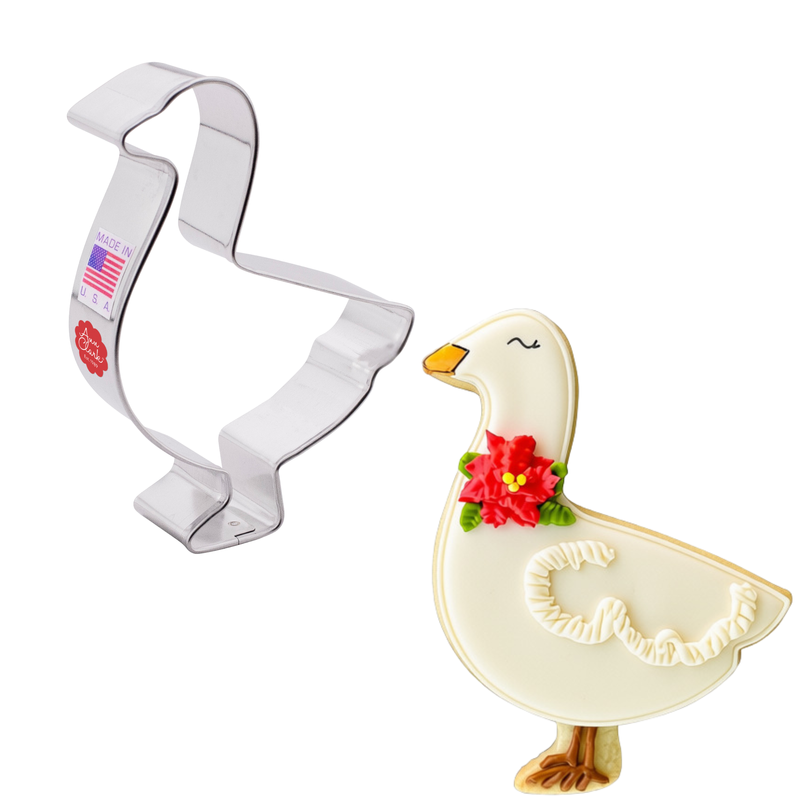 Goose Cookie Cutter, 4"