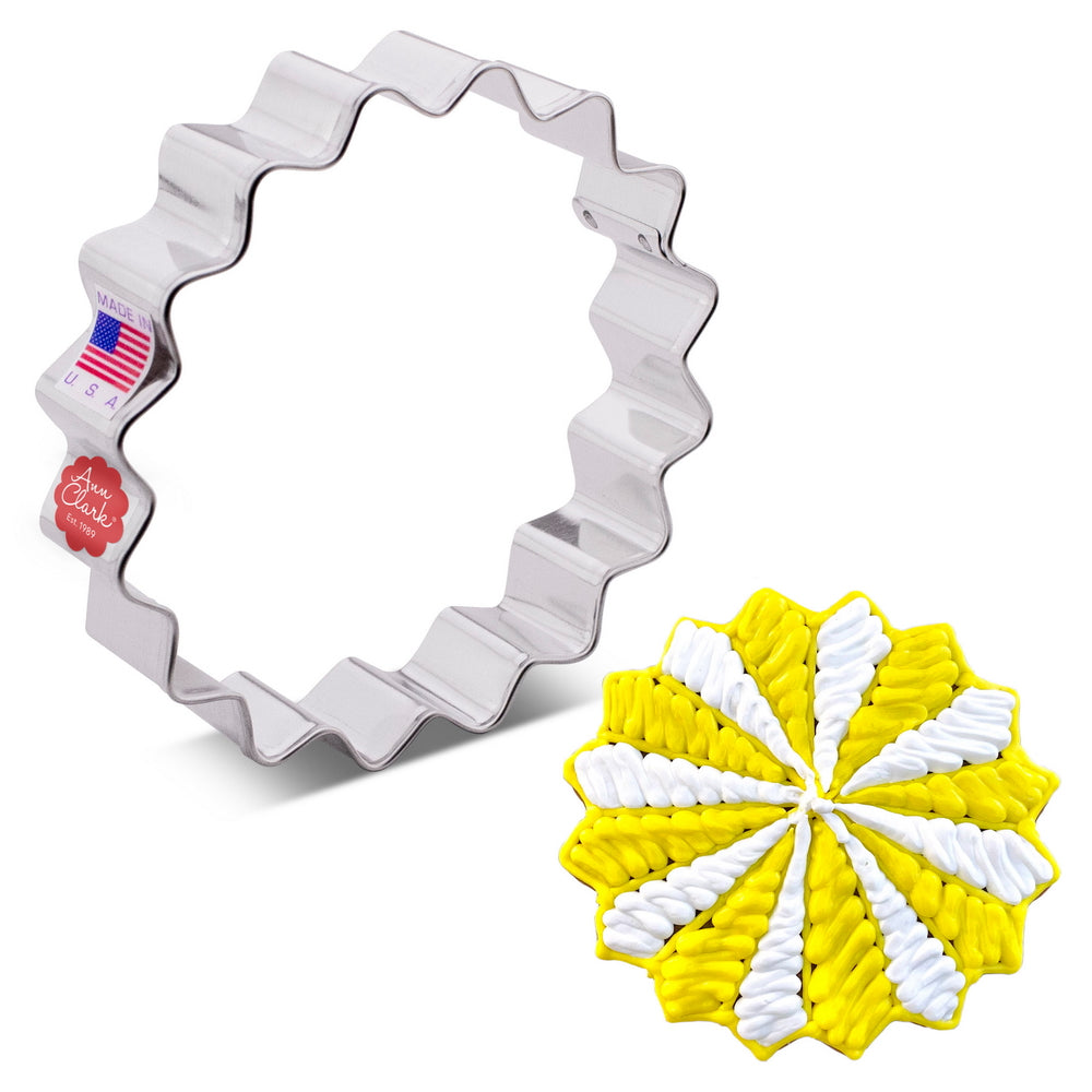 Fluted Circle Cookie Cutter, 4"