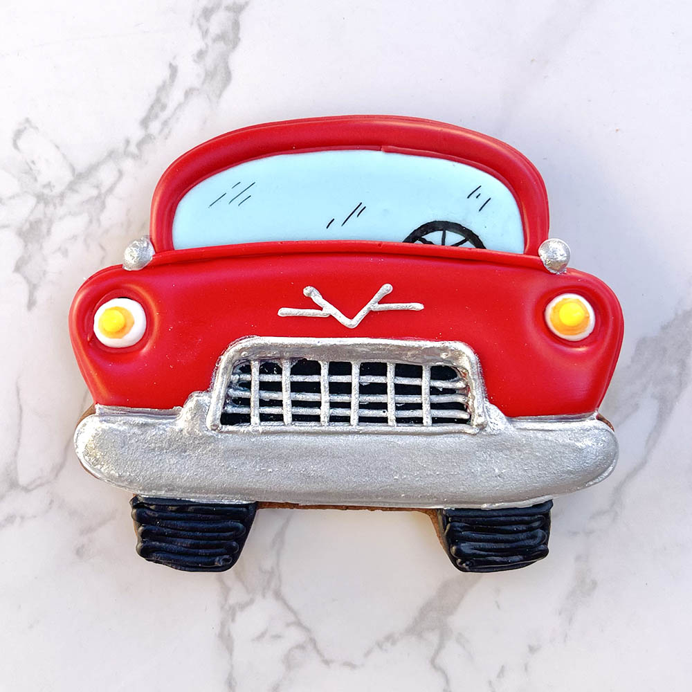 Front Facing Car Cookie Cutter, 3.75"