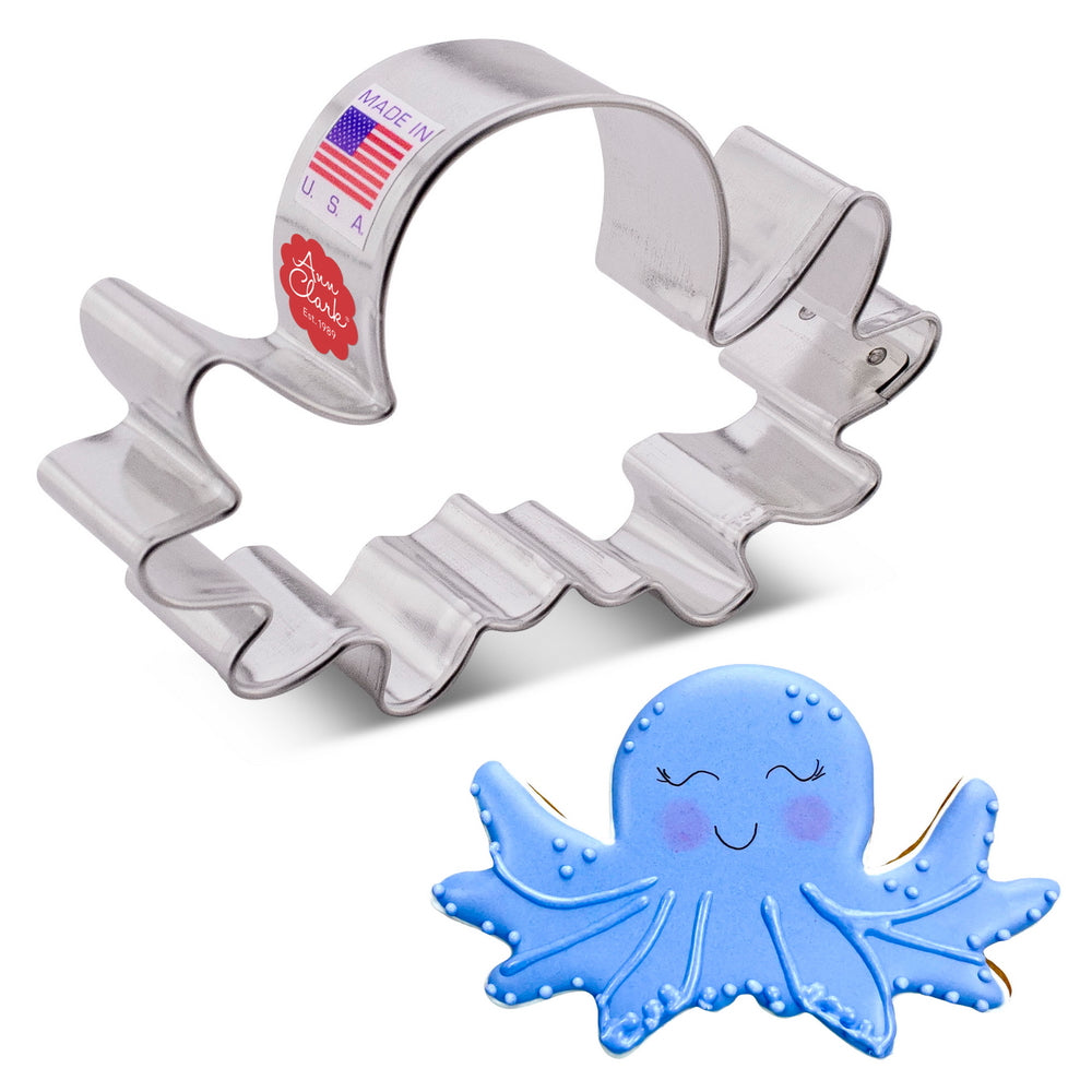 Octopus Cookie Cutter, 4"
