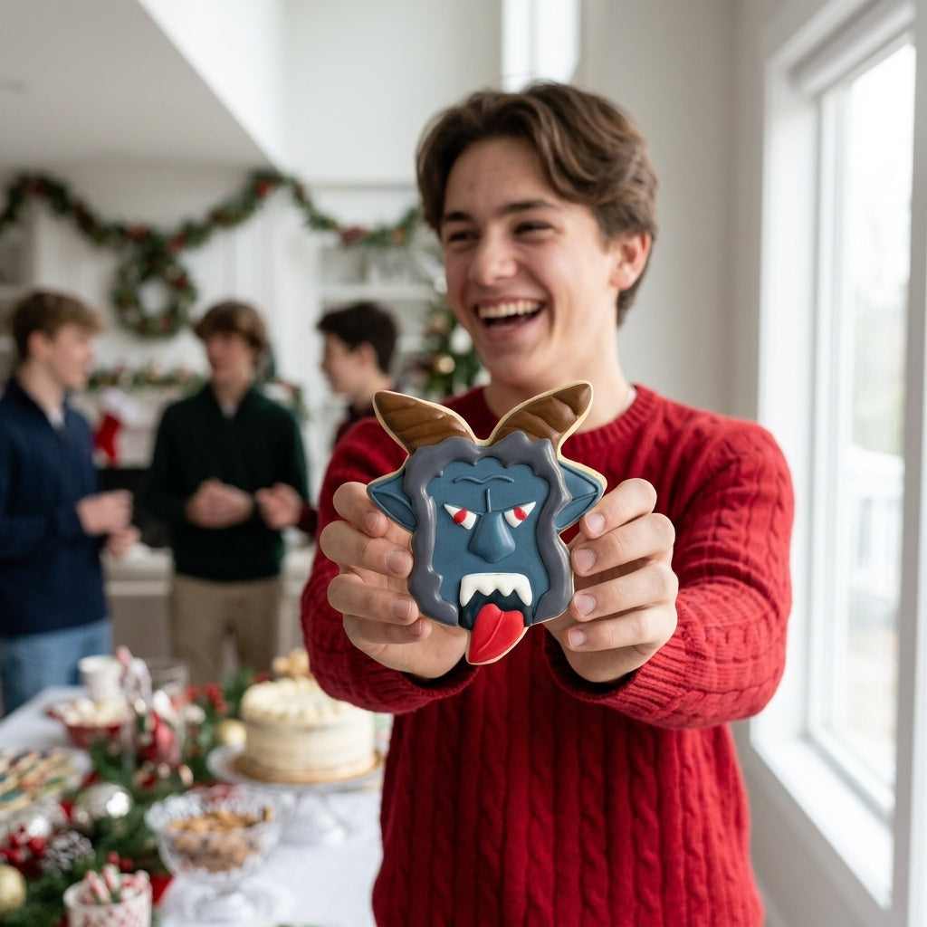 Krampus Head Cookie Cutter